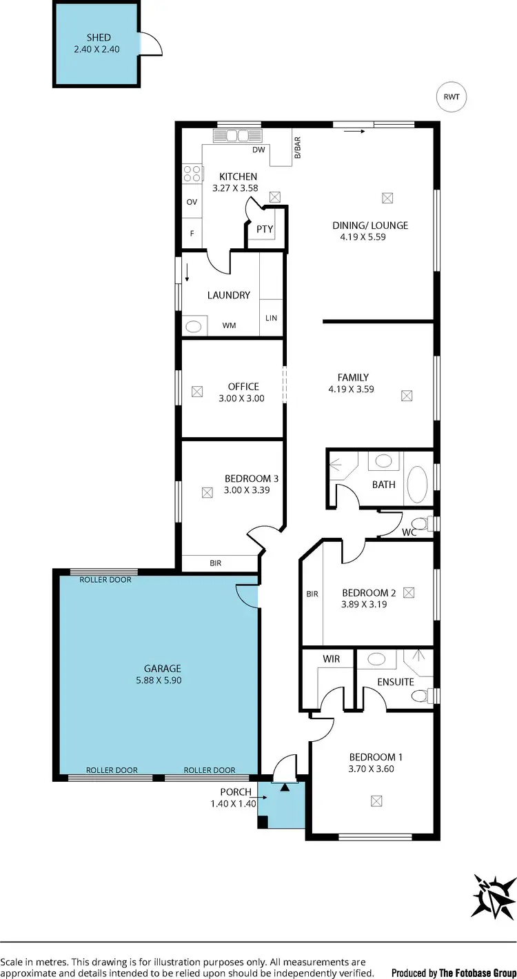 Floorplan of Homely house listing, 13 Periwinkle Drive, Aldinga Beach SA 5173