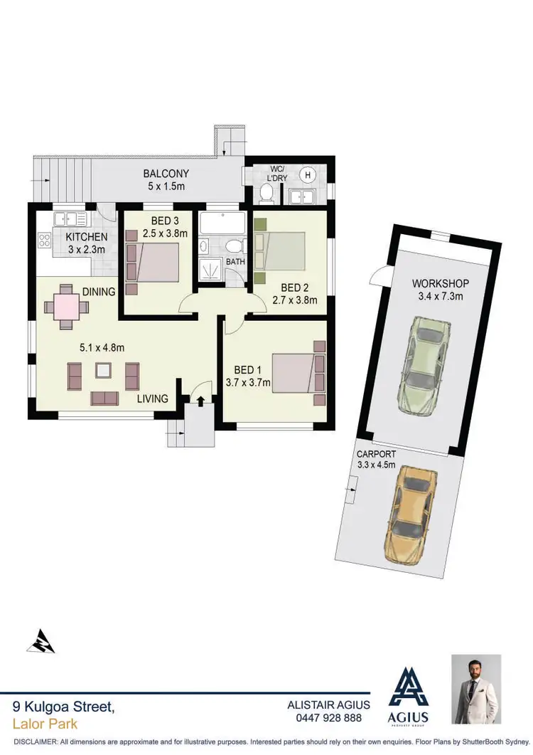 Floorplan of Homely house listing, 9 Kulgoa Street, Lalor Park NSW 2147