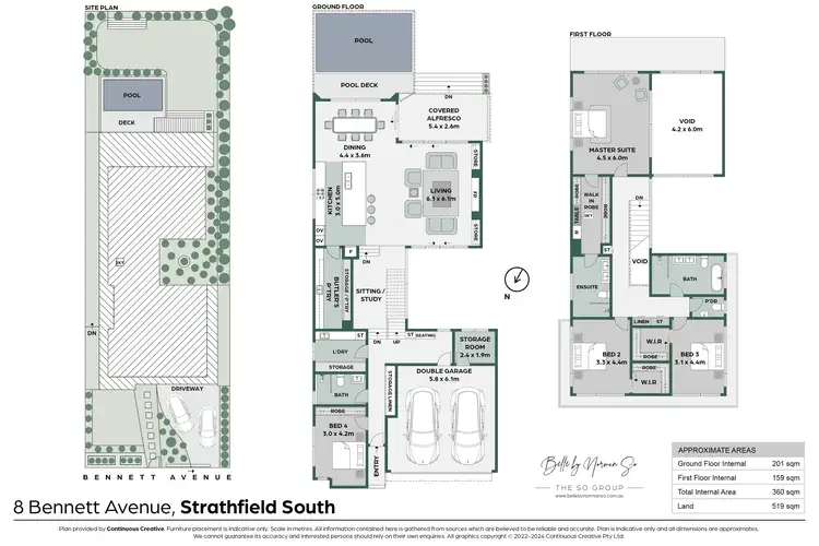 Floorplan of Homely house listing, 8 Bennett Avenue, Strathfield South NSW 2136