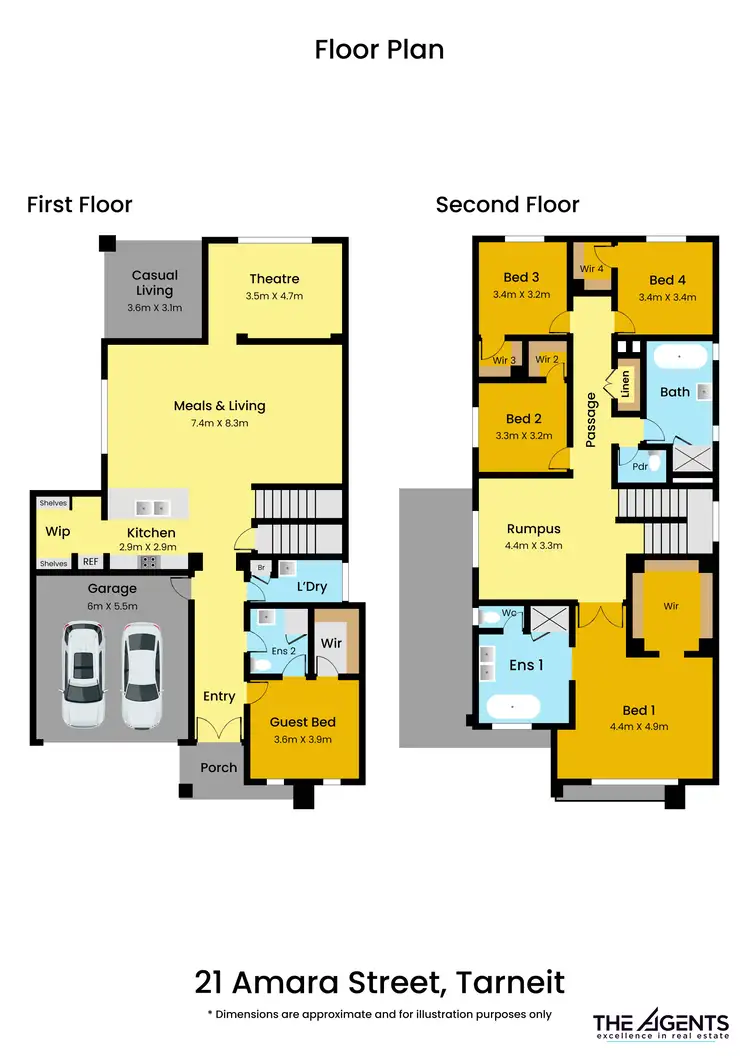 Floorplan of Homely house listing, 21 Amara Street, Tarneit VIC 3029