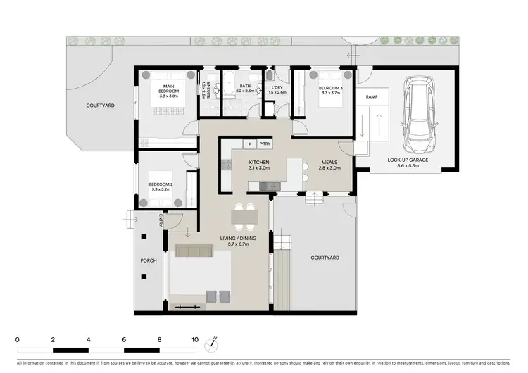 Floorplan of Homely villa listing, 2/28 Endeavour Street, Sylvania NSW 2224