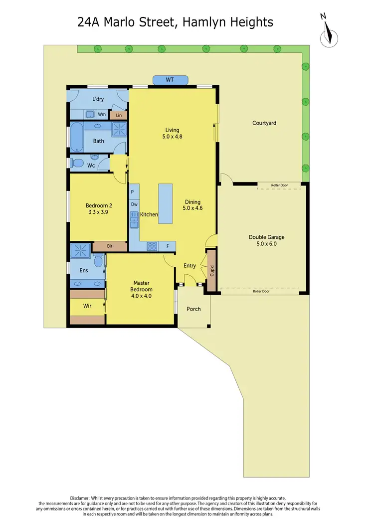 Floorplan of Homely townhouse listing, 24A Marlo Street, Hamlyn Heights VIC 3215
