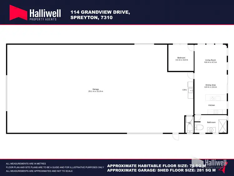 Floorplan of Homely land listing, 114 Grandview Drive, South Spreyton TAS 7310