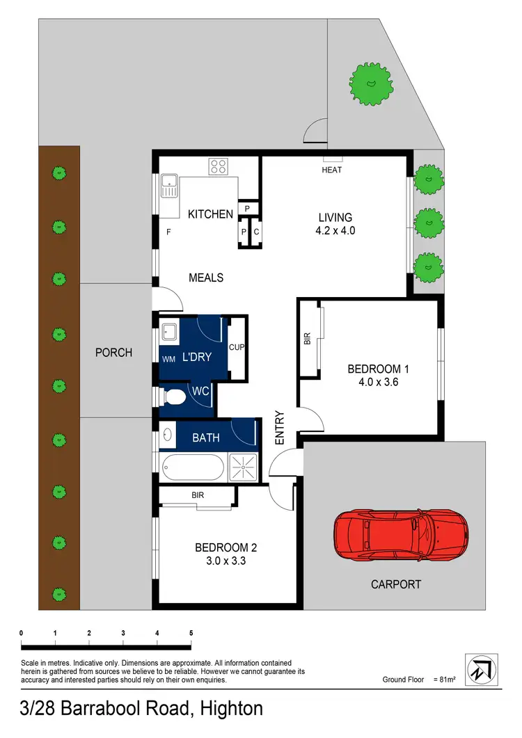 Floorplan of Homely unit listing, 3/28 Barrabool Road, Highton VIC 3216