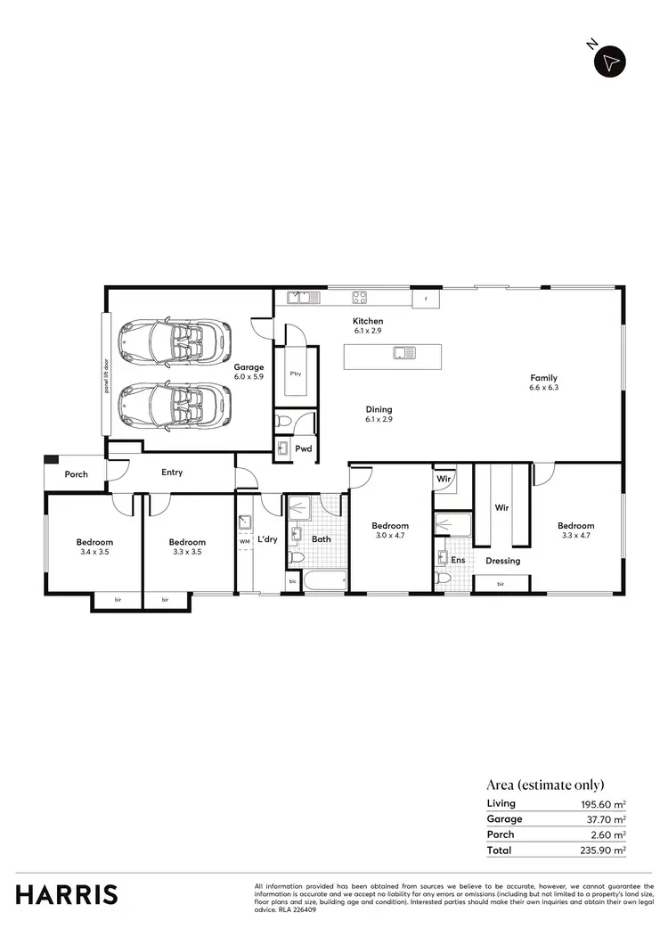 Floorplan of Homely house listing, 8 Kyle Court, Old Reynella SA 5161