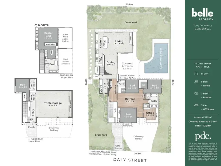 Floorplan of Homely house listing, 16 Daly Street, Camp Hill QLD 4152