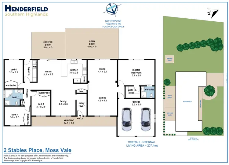 Floorplan of Homely house listing, 2 Stables Place, Moss Vale NSW 2577