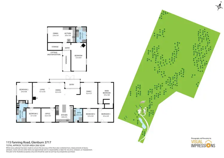 Floorplan of Homely house listing, 115 Fanning Road, Glenburn VIC 3717
