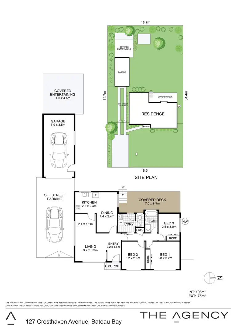 Floorplan of Homely house listing, 127 Cresthaven Avenue, Bateau Bay NSW 2261