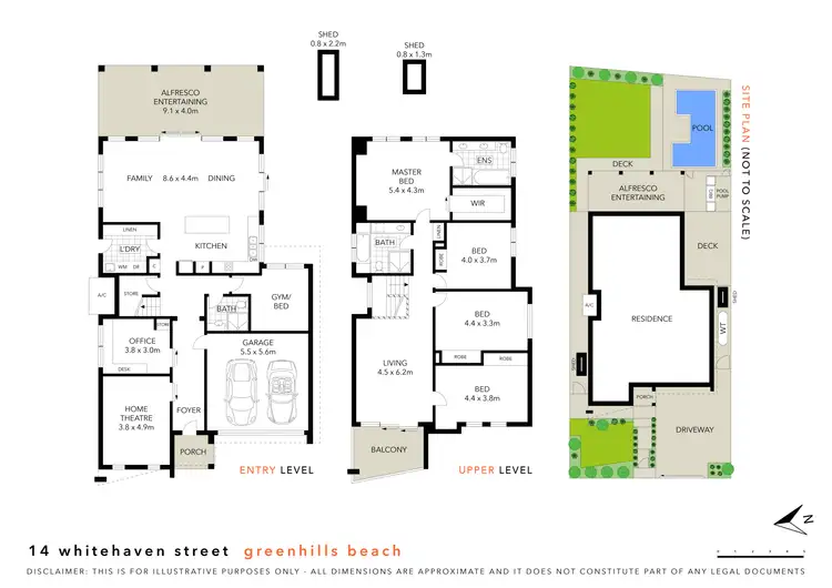Floorplan of Homely house listing, 14 Whitehaven Street, Greenhills Beach NSW 2230