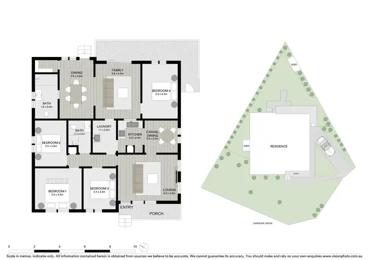 Floorplan of Homely house listing, 6 Gardenia Grove, Lalor Park NSW 2147