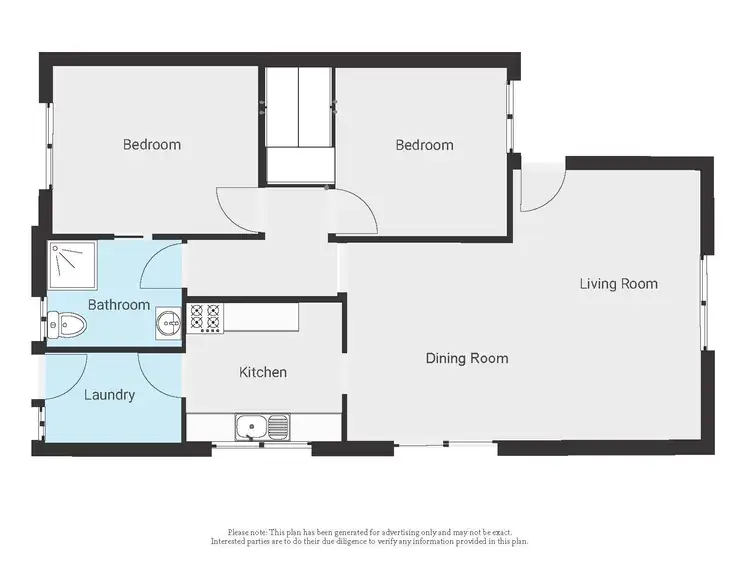 Floorplan of Homely unit listing, 3/407 Bevan Street, Lavington NSW 2641