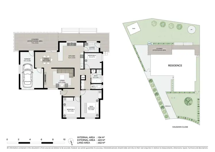 Floorplan of Homely house listing, 8 Vaughan Close, Killarney Vale NSW 2261