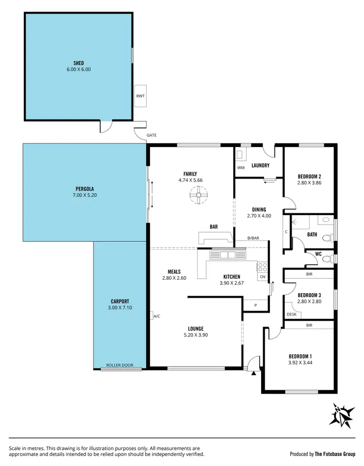 Floorplan of Homely house listing, 7 Belvidere Street, Happy Valley SA 5159