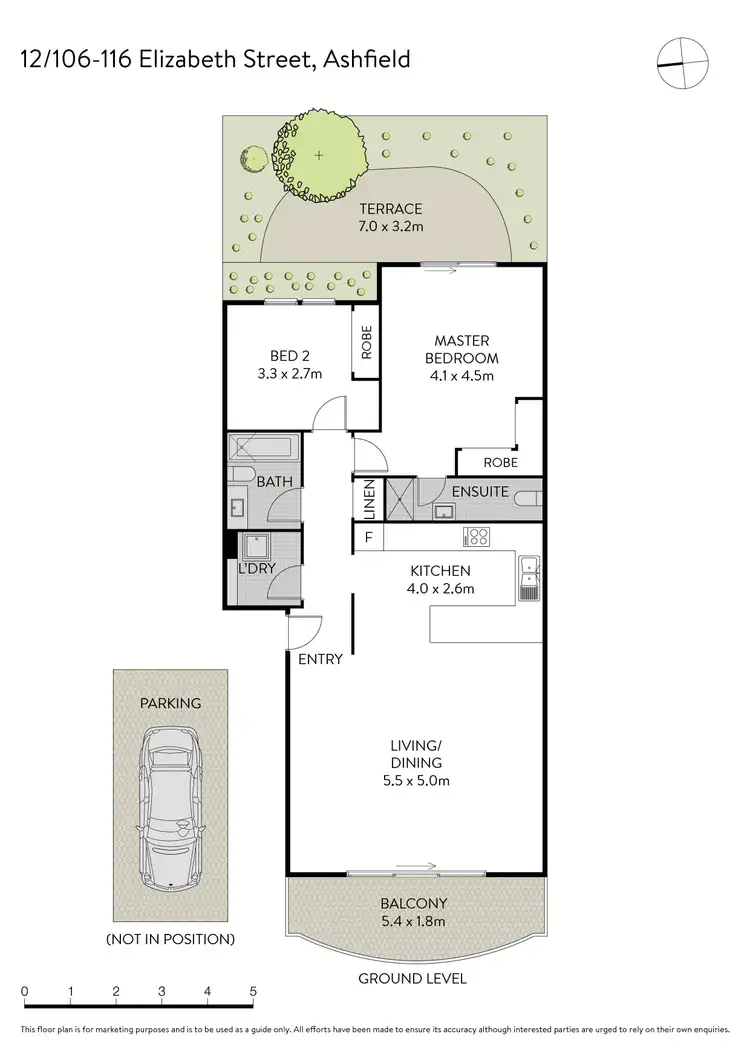 Floorplan of Homely apartment listing, 12/106-116 Elizabeth Street, Ashfield NSW 2131