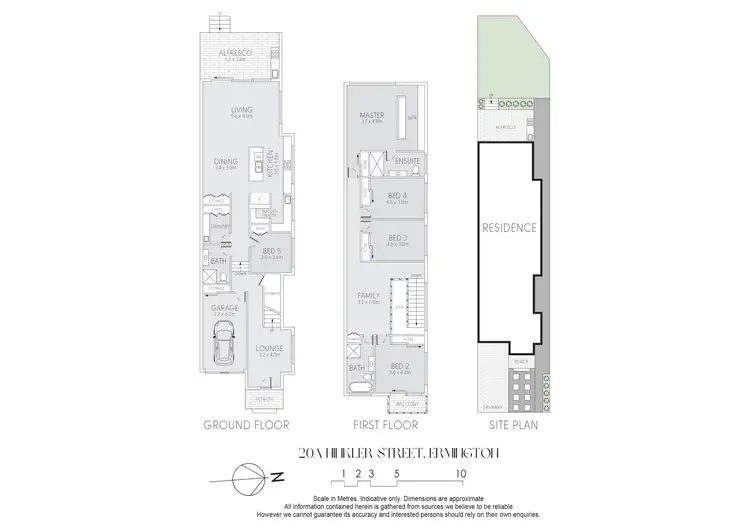 Floorplan of Homely semi-detached listing, 20A Hinkler Street, Ermington NSW 2115