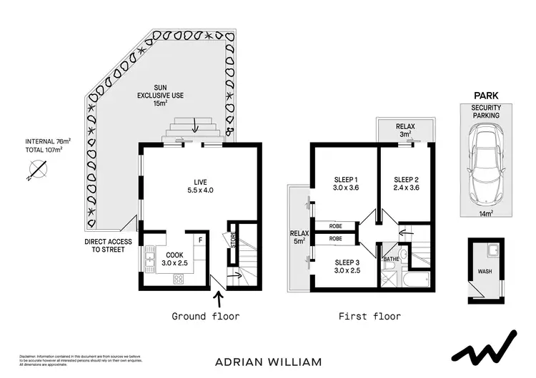 Floorplan of Homely apartment listing, 1/277 Wardell Road, Dulwich Hill NSW 2203
