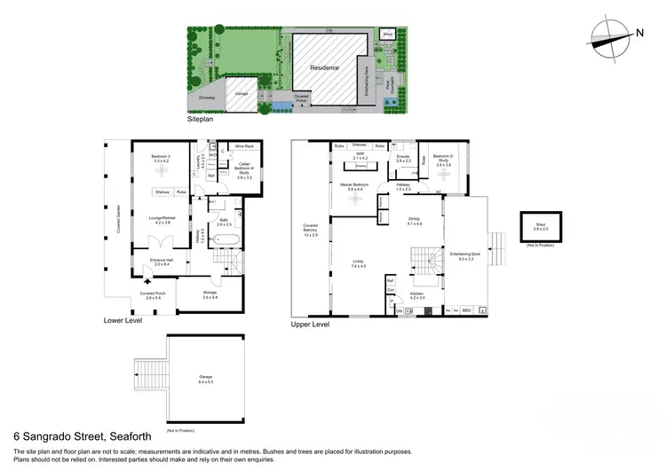 Floorplan of Homely house listing, 6 Sangrado Street, Seaforth NSW 2092