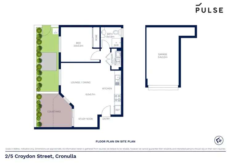 Floorplan of Homely apartment listing, 2/5 Croydon Street, Cronulla NSW 2230