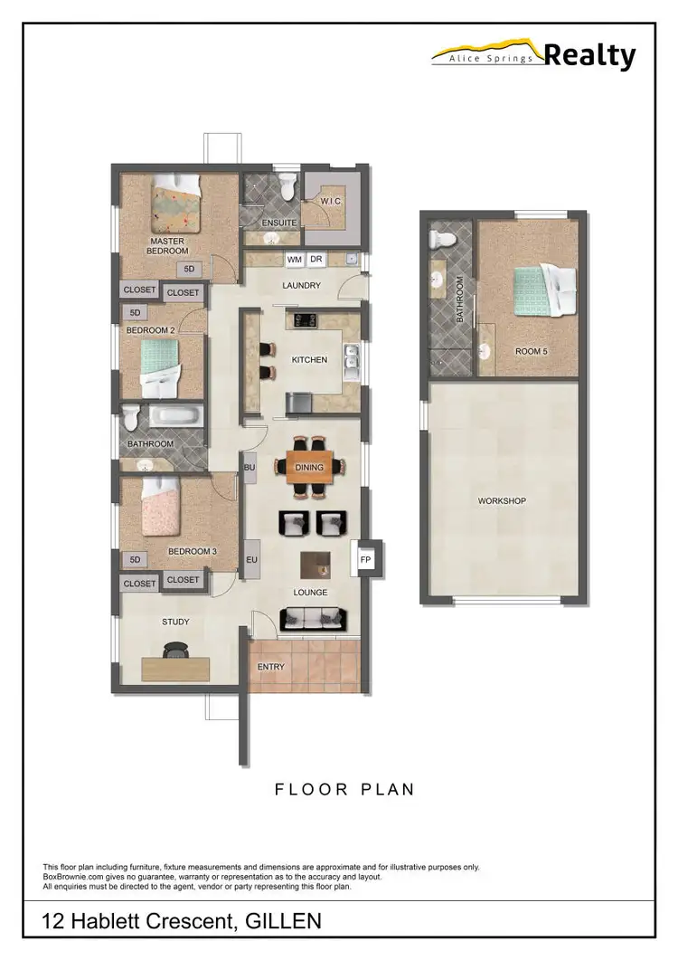 Floorplan of Homely house listing, 12 Hablett Crescent, Gillen NT 870
