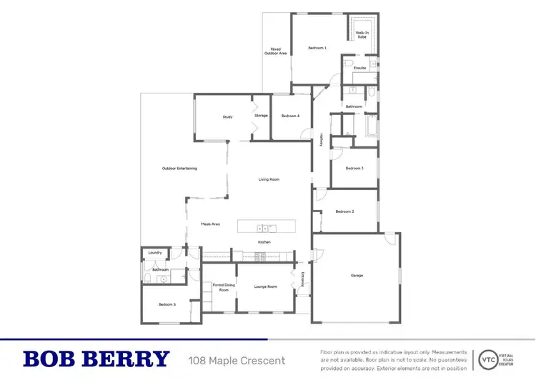 Floorplan of Homely house listing, 108 Maple Crescent, Narromine NSW 2821