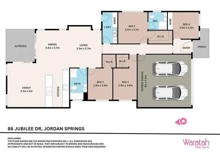 Floorplan of Homely house listing, 86 Jubilee Drive, Jordan Springs NSW 2747