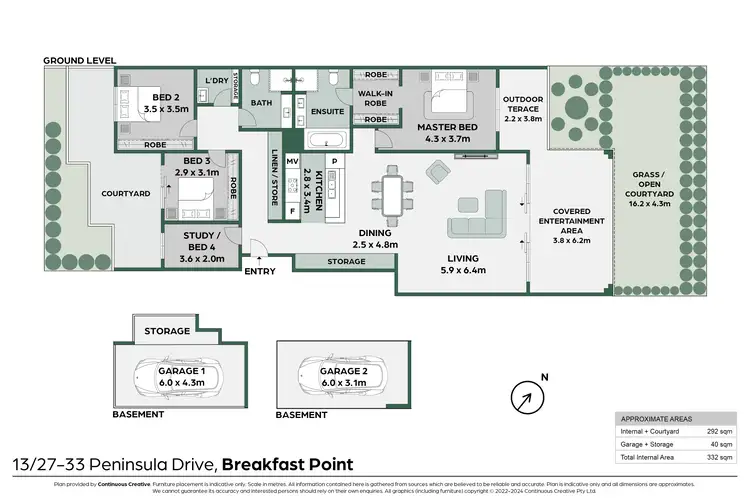 Floorplan of Homely apartment listing, 13/27-33 Peninsula Drive, Breakfast Point NSW 2137