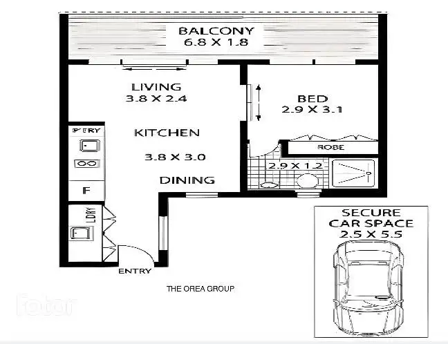 Floorplan of Homely apartment listing, 3A/102-104 Boyce Road, Maroubra NSW 2035