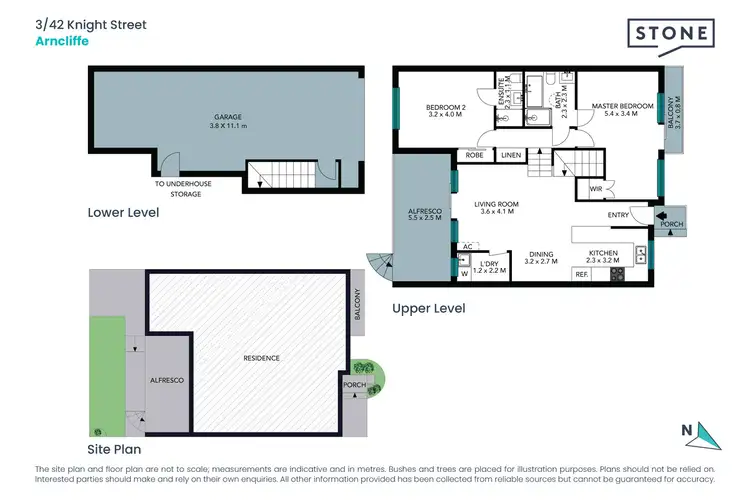 Floorplan of Homely townhouse listing, 3/42 Knight Street, Arncliffe NSW 2205