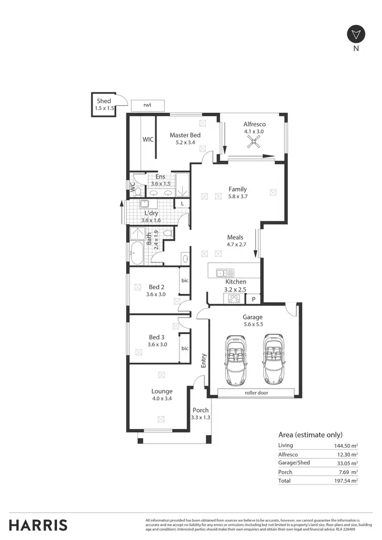 Floorplan of Homely house listing, 35 Bowman Crescent, Enfield SA 5085