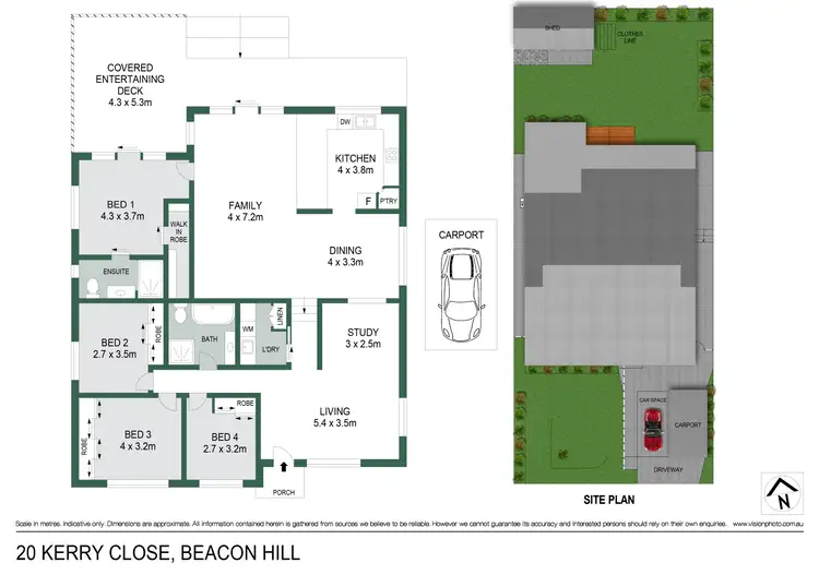 Floorplan of Homely house listing, 20 Kerry Close, Beacon Hill NSW 2100
