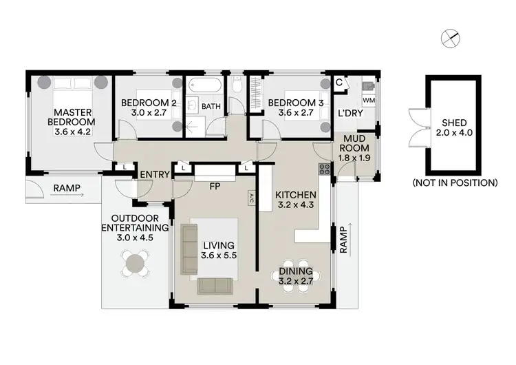 Floorplan of Homely house listing, 384 West Tamar Road, Riverside TAS 7250