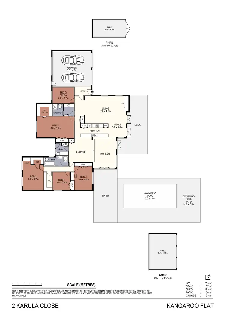 Floorplan of Homely house listing, 2 Karula Close, Kangaroo Flat VIC 3555