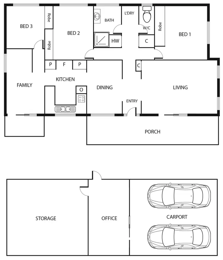 Floorplan of Homely house listing, 13 Ramsay Place, Wanniassa ACT 2903