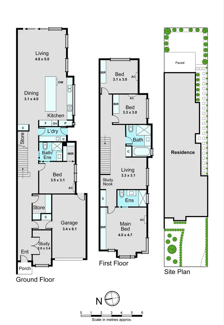 Floorplan of Homely townhouse listing, 12a Yaralla Road, Bentleigh East VIC 3165