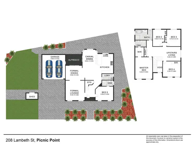 Floorplan of Homely house listing, 208 Lambeth Street, Picnic Point NSW 2213