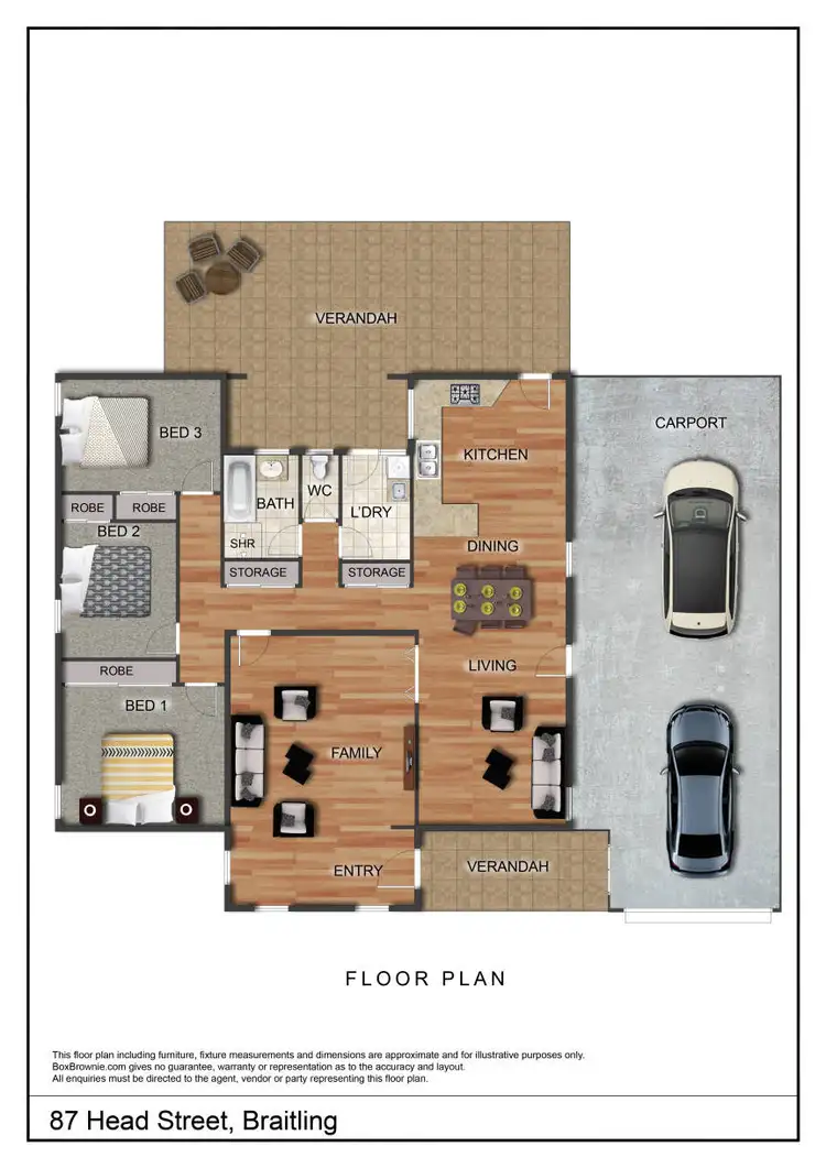 Floorplan of Homely house listing, 87 Head Street, Braitling NT 870