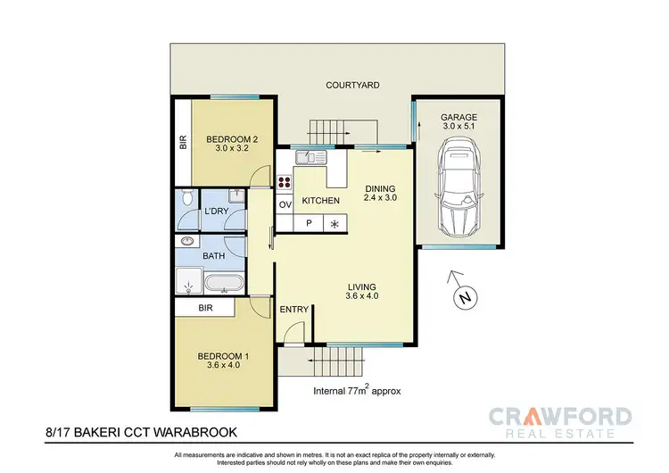 Floorplan of Homely villa listing, 8/17 Bakeri Circuit, Warabrook NSW 2304