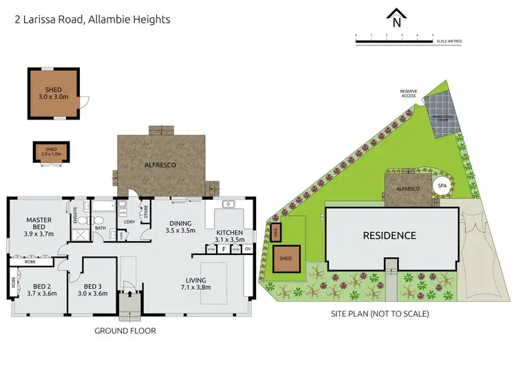 Floorplan of Homely house listing, 2 Larissa Road, Allambie Heights NSW 2100