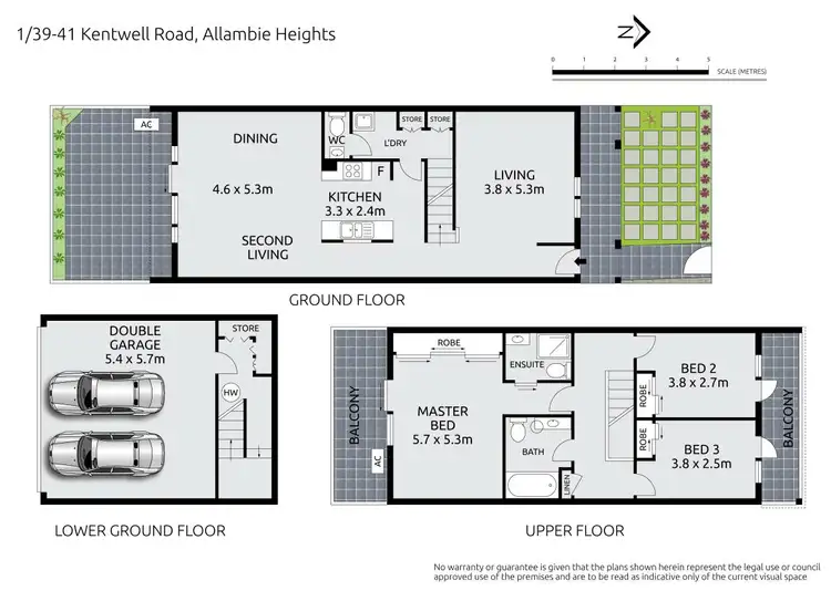 Floorplan of Homely townhouse listing, 1/39-41 Kentwell Road, Allambie Heights NSW 2100