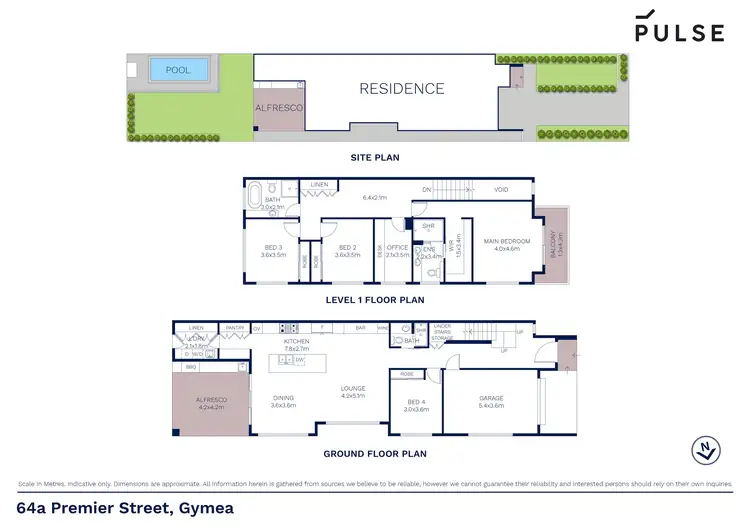 Floorplan of Homely semi-detached listing, 64a Premier Street, Gymea NSW 2227