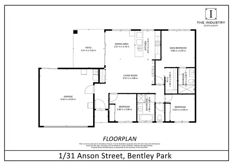 Floorplan of Homely semi-detached listing, 1/31 Anson Street, Bentley Park QLD 4869