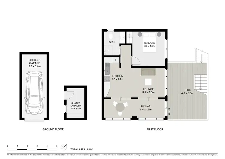 Floorplan of Homely unit listing, 1/45 Matthew Flinders Drive, Port Macquarie NSW 2444