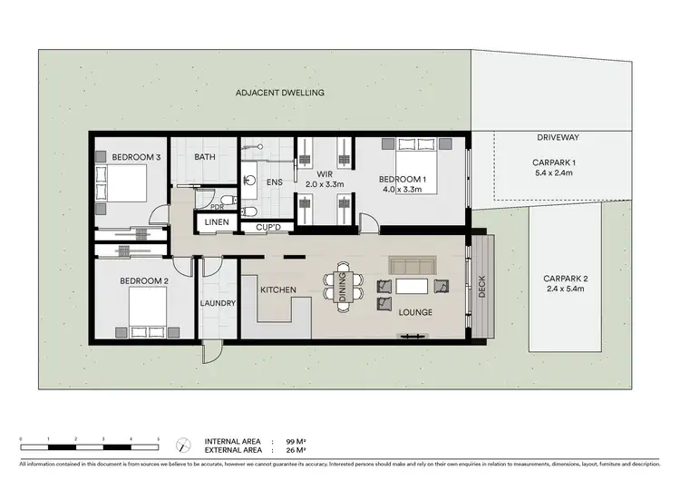 Floorplan of Homely unit listing, 1/46 Twenty Fourth Avenue, Palm Beach QLD 4221