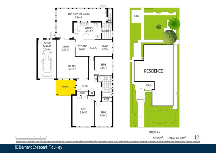 Floorplan of Homely house listing, 10 Barnard Crescent, Toukley NSW 2263