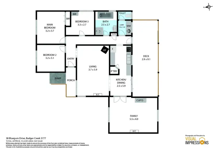 Floorplan of Homely house listing, 38 Bluegum Drive, Badger Creek VIC 3777