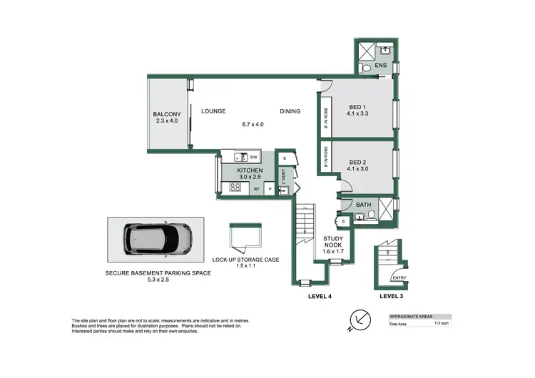 Floorplan of Homely unit listing, C401/8-28 The Corso, Manly NSW 2095