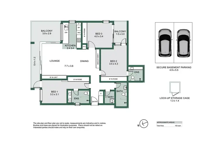 Floorplan of Homely unit listing, 703/26 Whistler Street, Manly NSW 2095