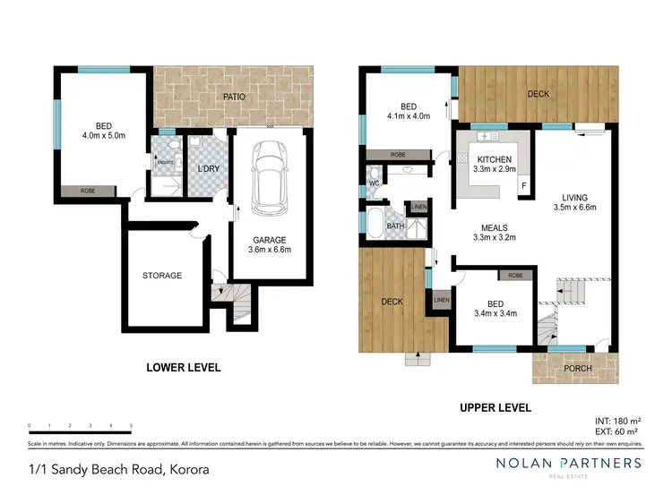 Floorplan of Homely townhouse listing, 1/1 Sandy Beach Road, Korora NSW 2450