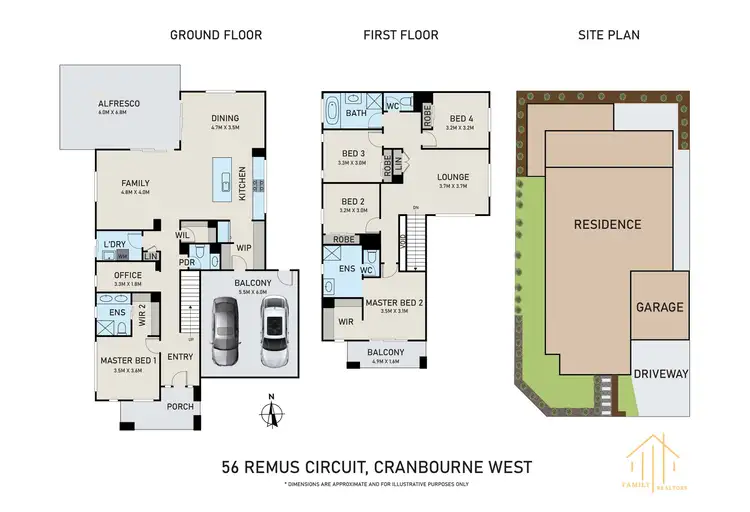 Floorplan of Homely house listing, 56 Remus Circuit, Cranbourne West VIC 3977